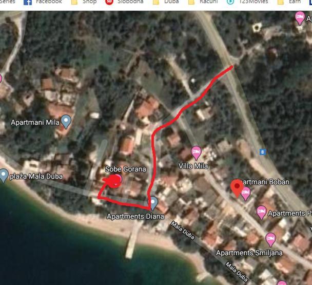 Sobe Gorana Hotel Zivogosce Bagian luar foto